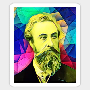 Robert Bulwer Lytton Colourful Portrait | Robert Bulwer Lytton Artwork 7 Sticker